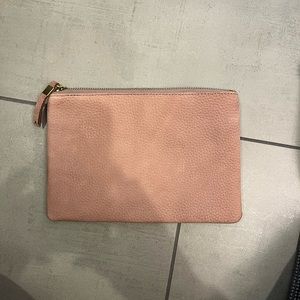 Madewell pouch. Never used! Blush color.